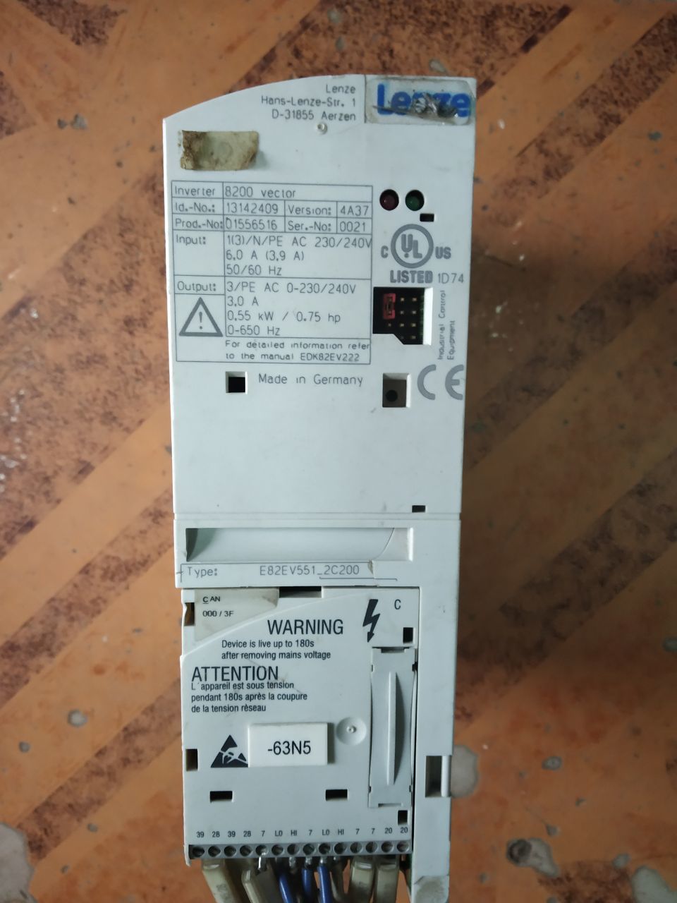 Fiber Lenze 8200 Vector