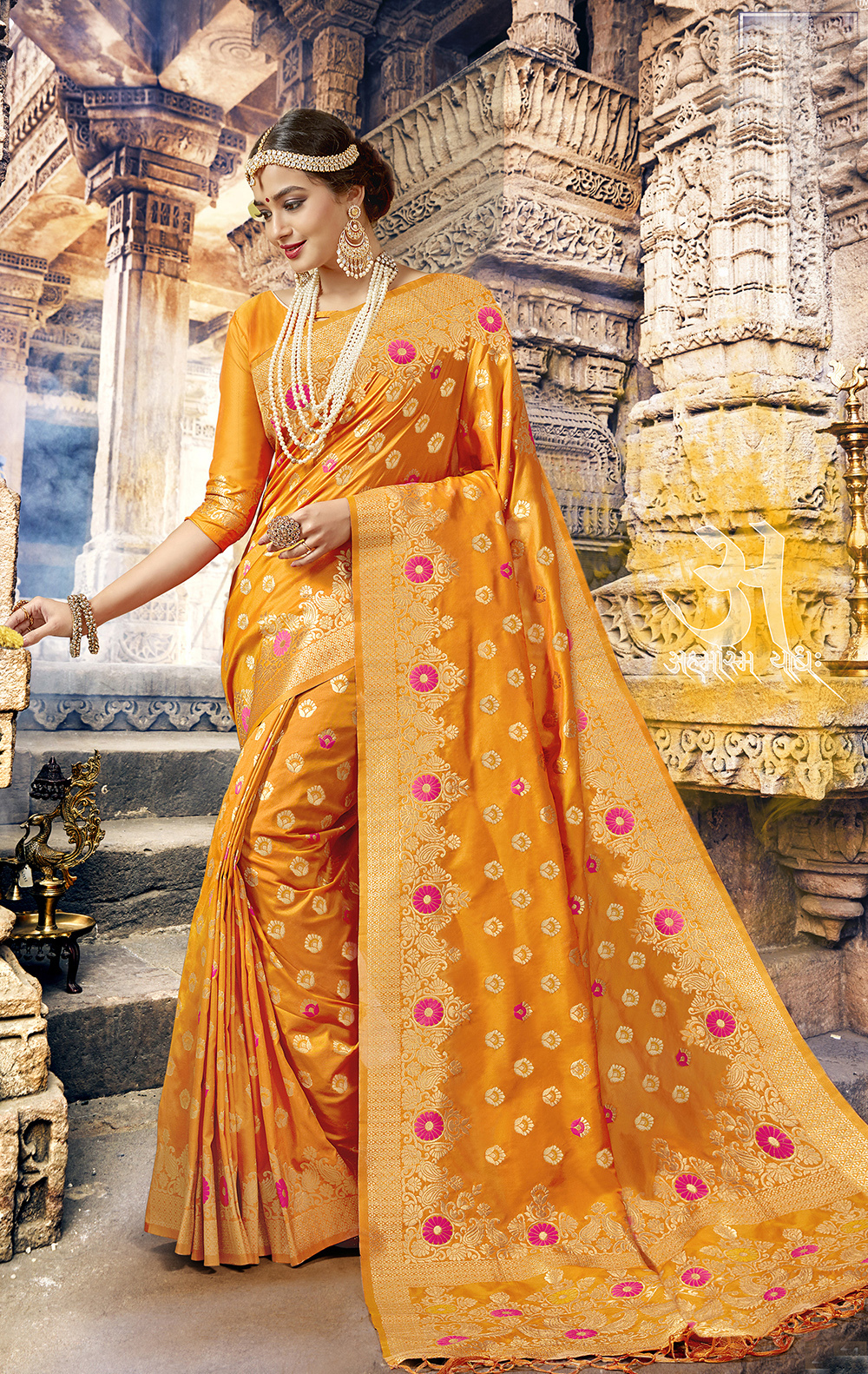 Silk Saree - Silk Material, Custom Colors Available | Wholesaler & Manufacturer