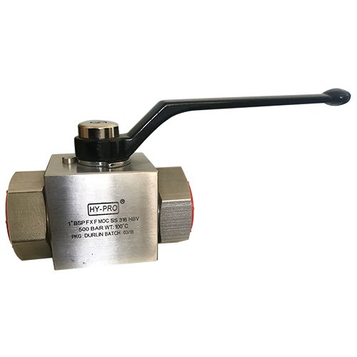 1 BSP FF उच्च दबाव गेंद वाल्व