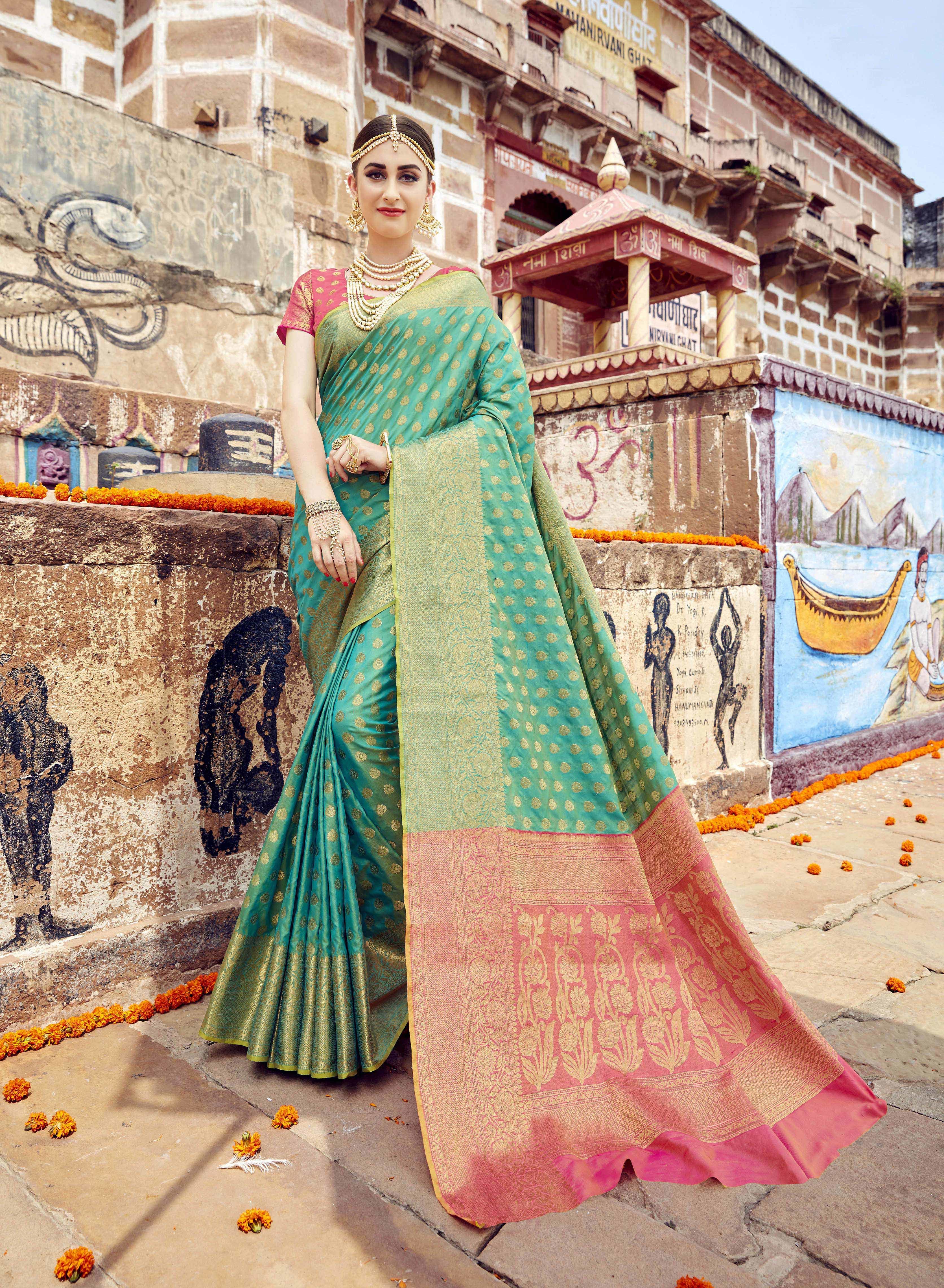 Silk Saree - Luxurious Silk Fabric | Exquisite Design, Elegant Draping