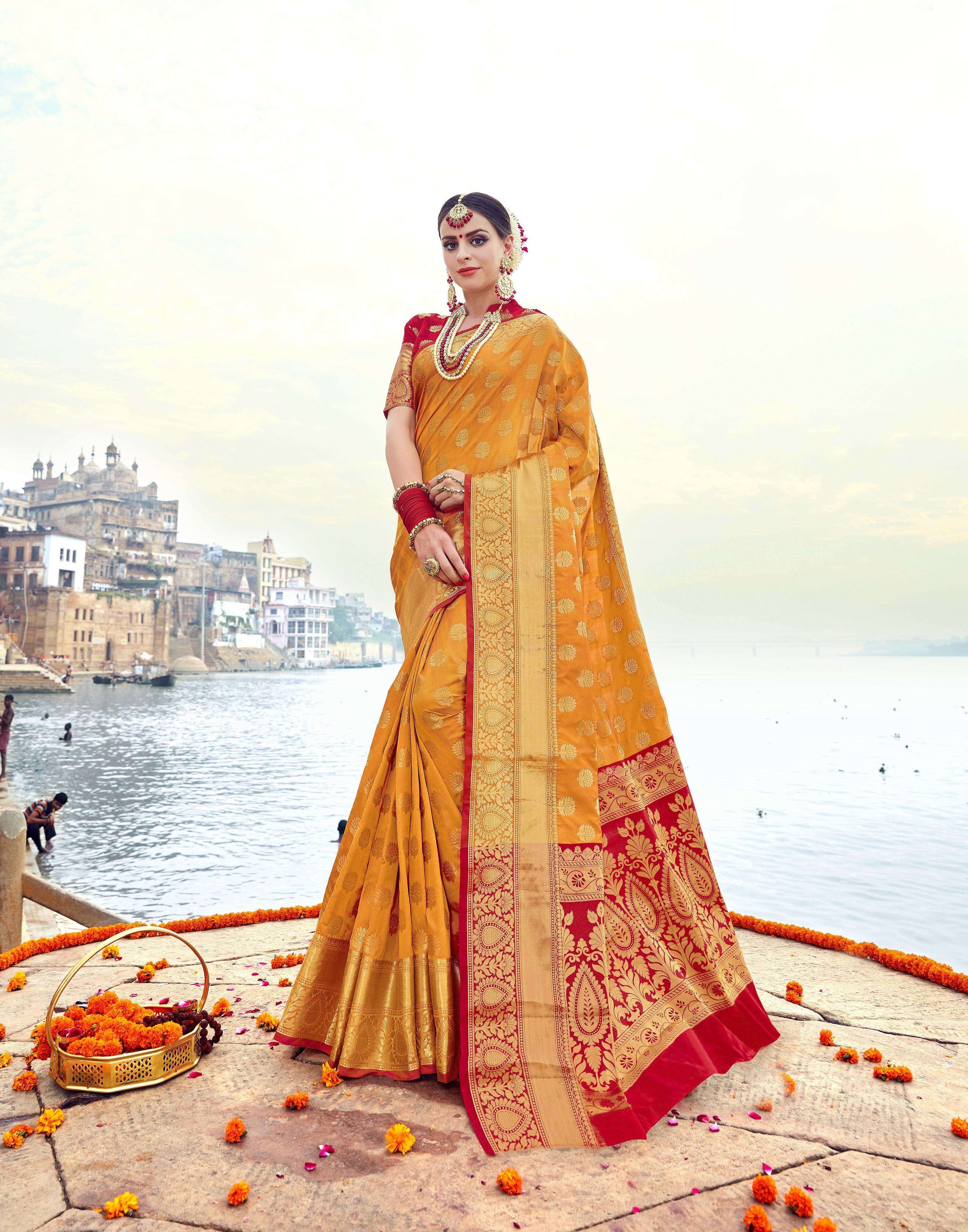 Silk Saree - Luxurious Silk Fabric | Exquisite Design, Elegant Draping