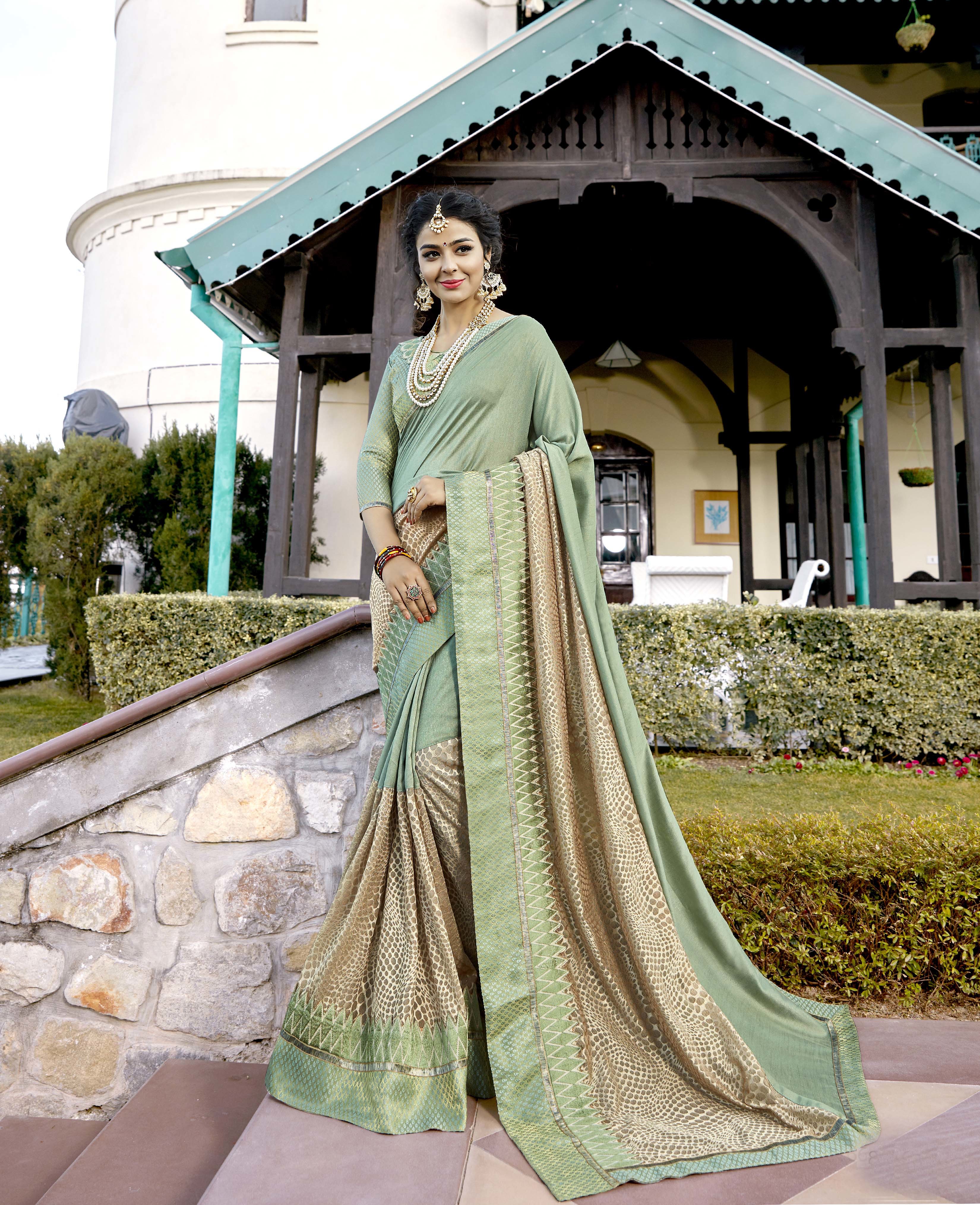 Designer Saree - Color: As Per Image