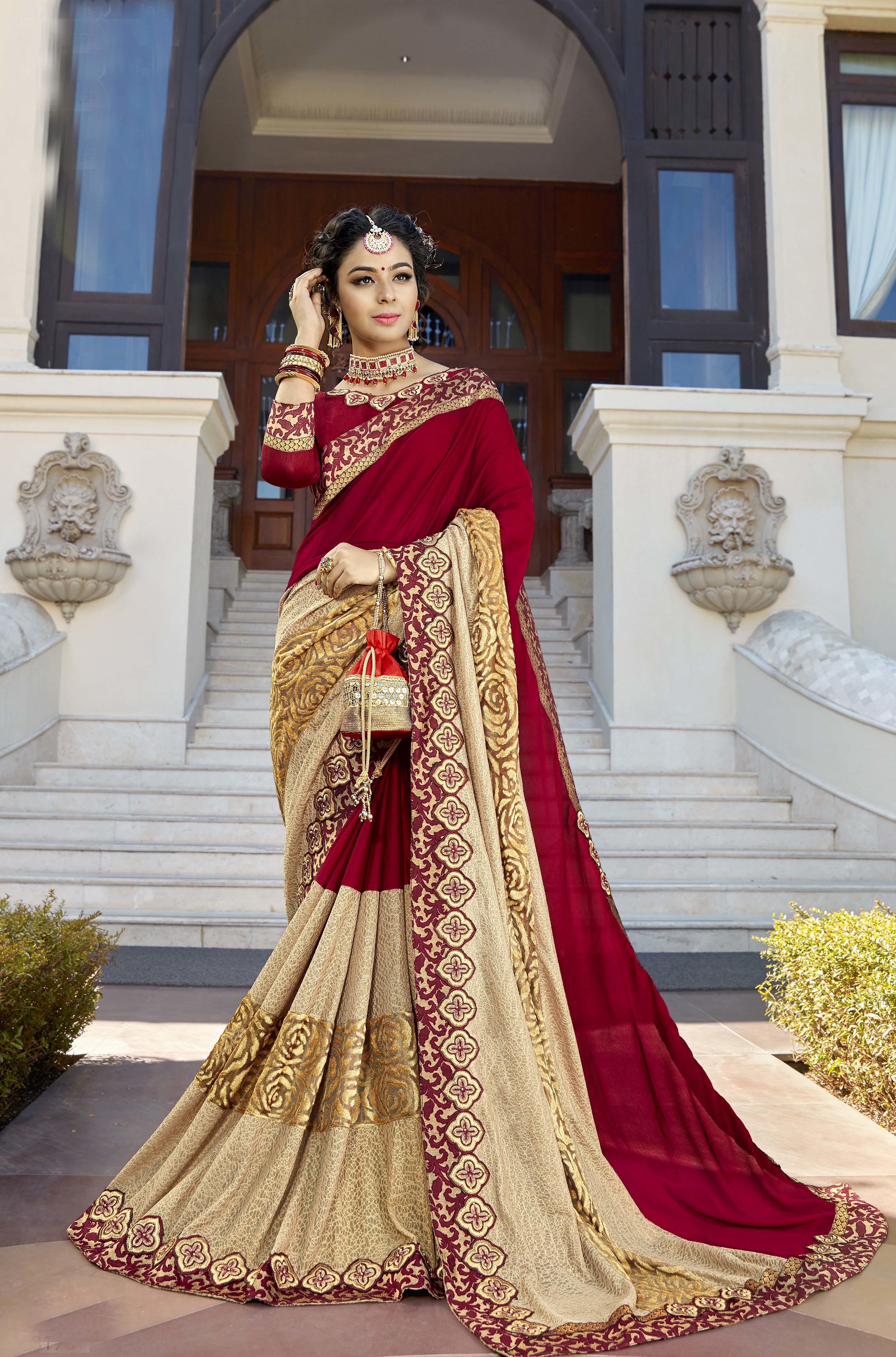 Saree - Sequin Work, Vibrant Color Options For Elegant Occasions