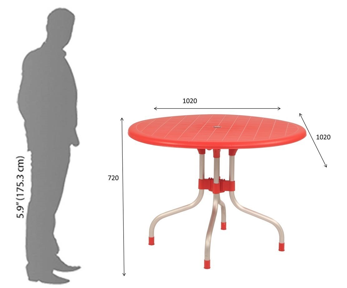 Supreme Cherry Four Seater Dining Table
