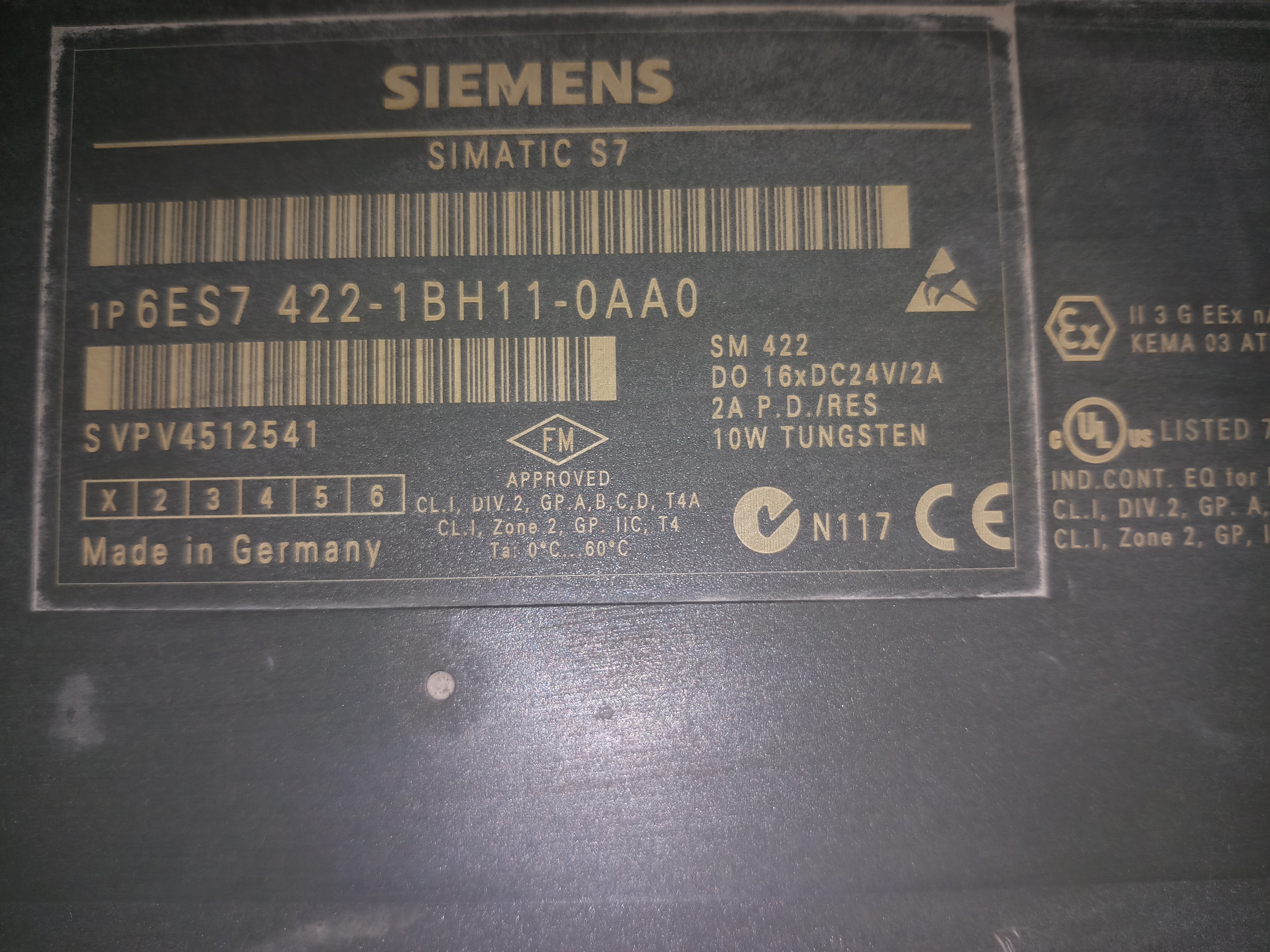 Fiber Siemens Simatic S7 400