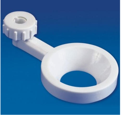 Funnel Holders - Non-Corrosive Plastic, 3"-6" & 1"-3" Diameter | Removable Inner Lid for Laboratory Use