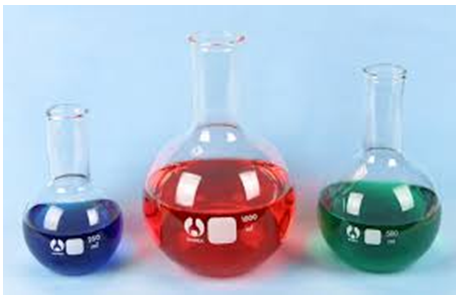 FLASKS, ROUND/FLAT BOTTOM, BOROSILICATE GLASS