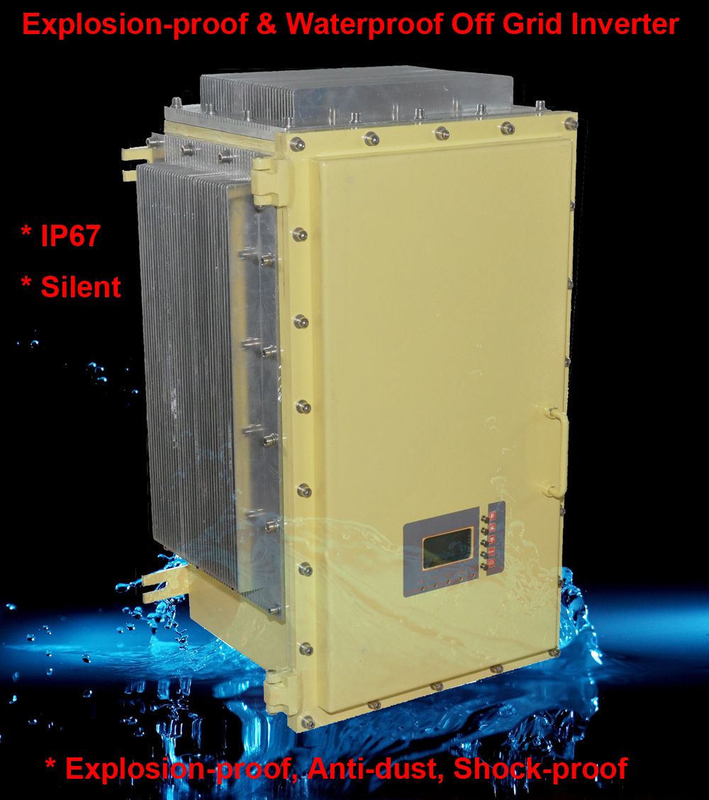 Orange Explosion Proof Anti-dust Shockproof Low Frequency Off Grid Inverter