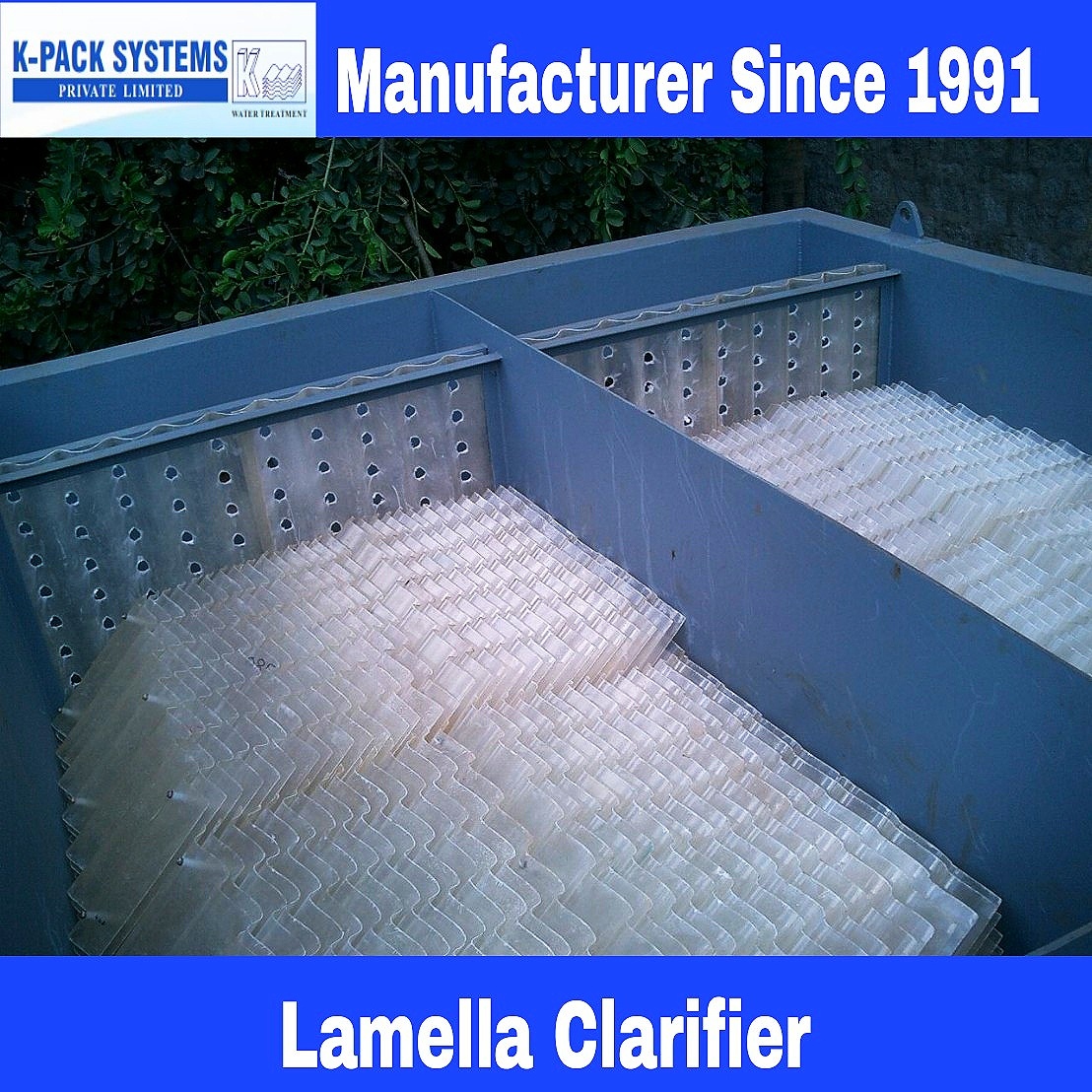 Lamella Clarifier - Mild Steel & Epoxy Paint, 4x1x3.5 Meter , 1 To 10,000 Ton/day Capacity, Full Automatic Operation, Efficient Suspended Solid Separation
