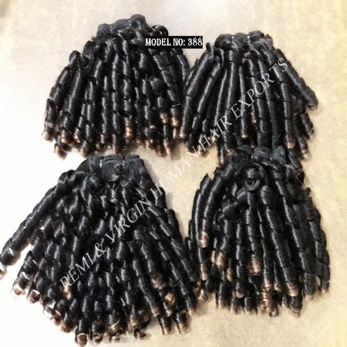 Natural Short Curly Human Hair Weave