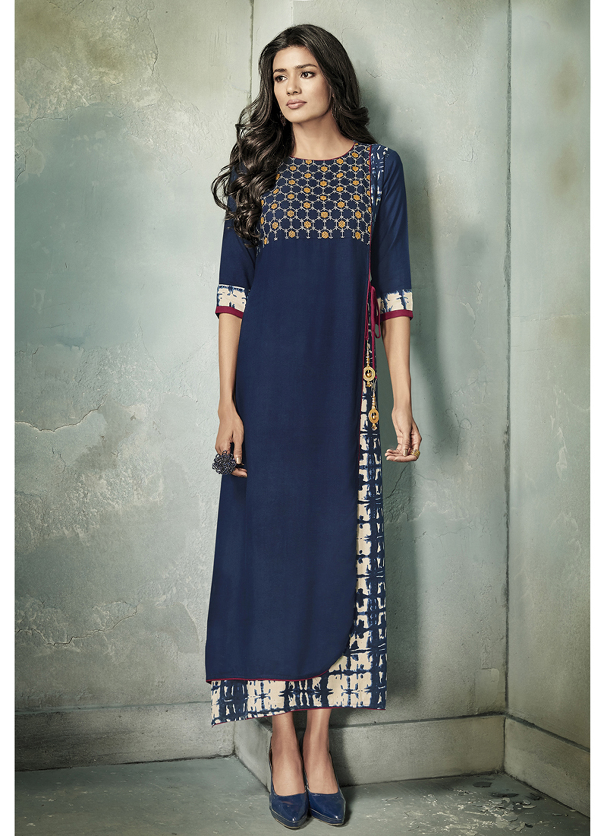 Ladies Kurti - Color: As Per Image