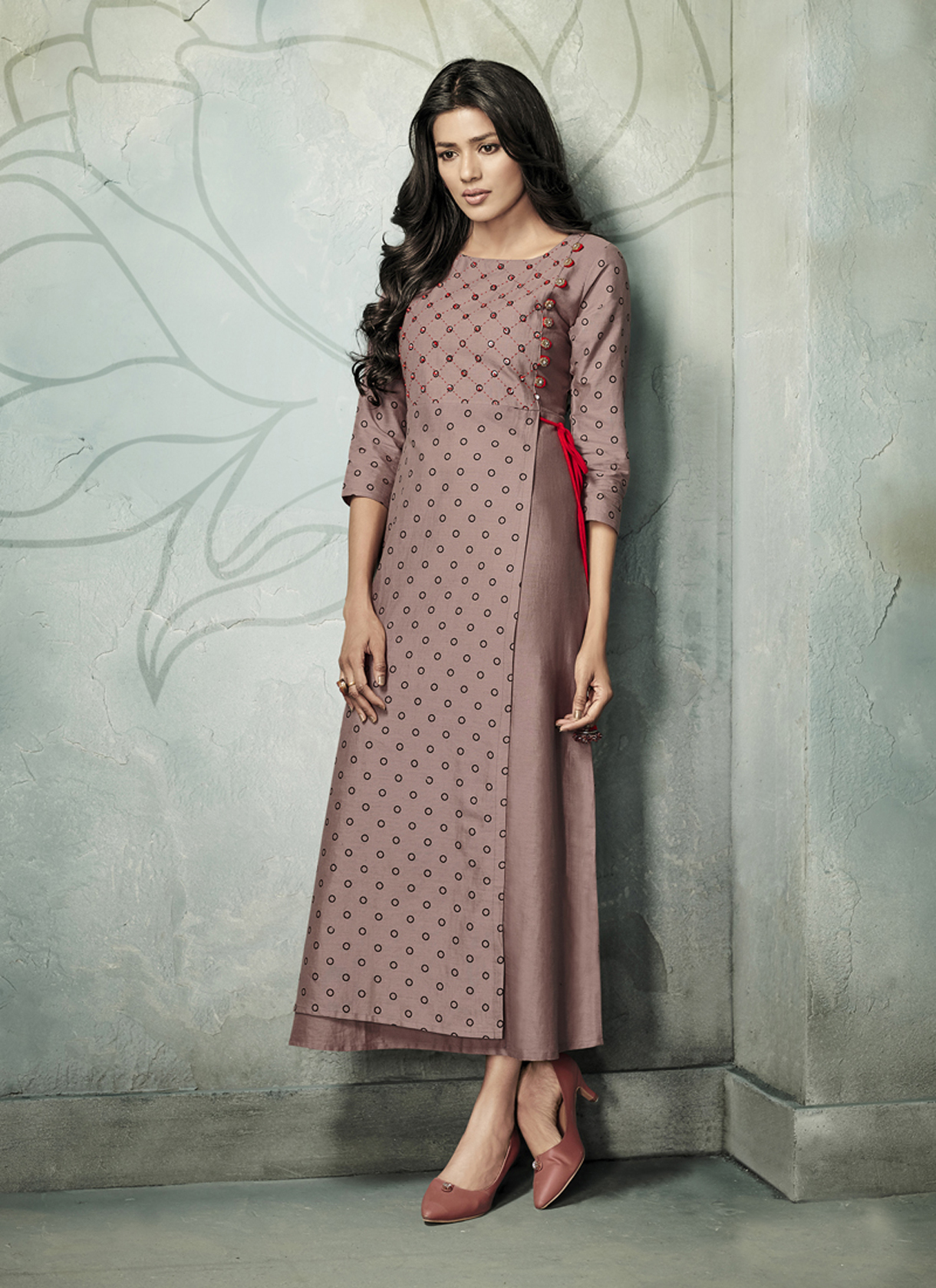 Ladies Kurti - Color: As Per Image