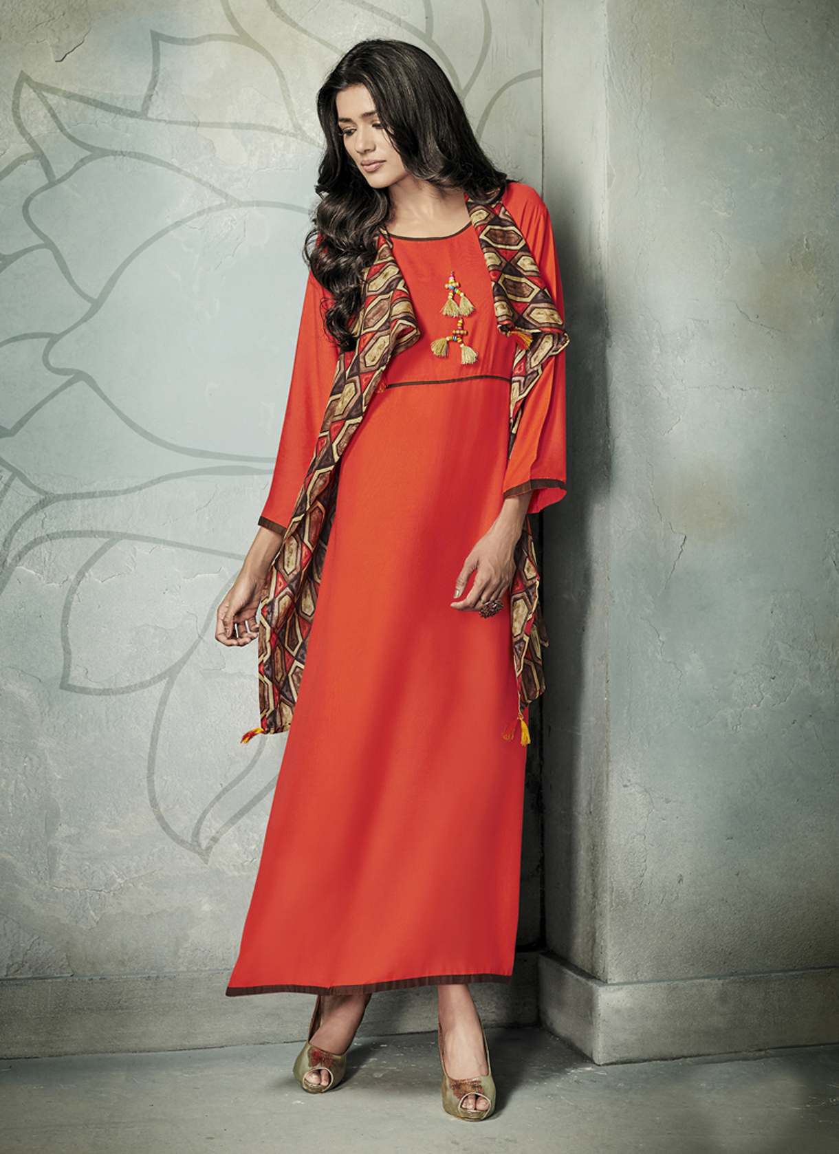 Ladies Kurti - Color: As Per Image