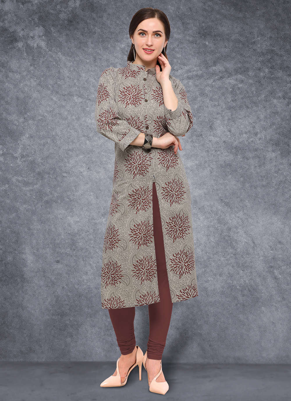 Georgette Kurti - Color: As Per Image