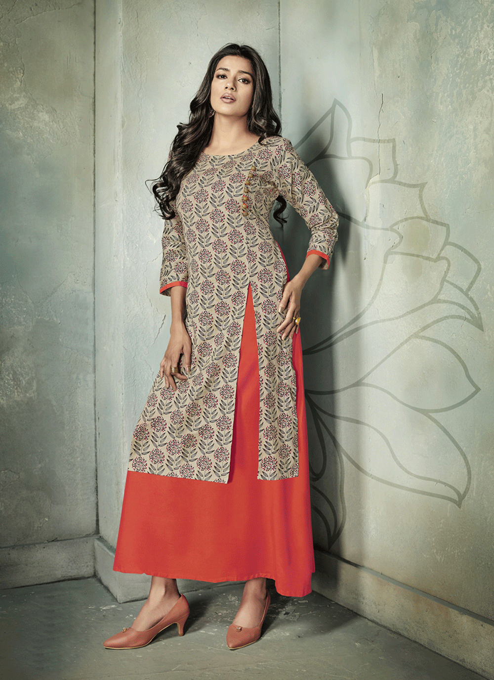 Georgette Kurti - Color: As Per Image