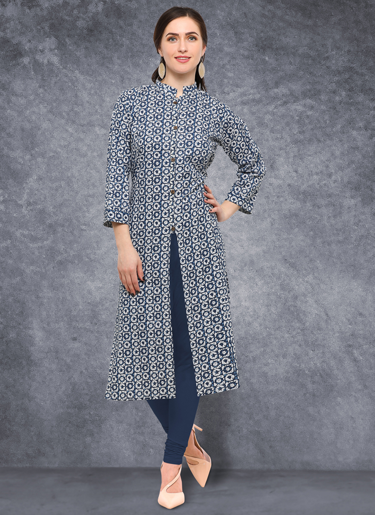 Georgette Kurti - Color: As Per Image