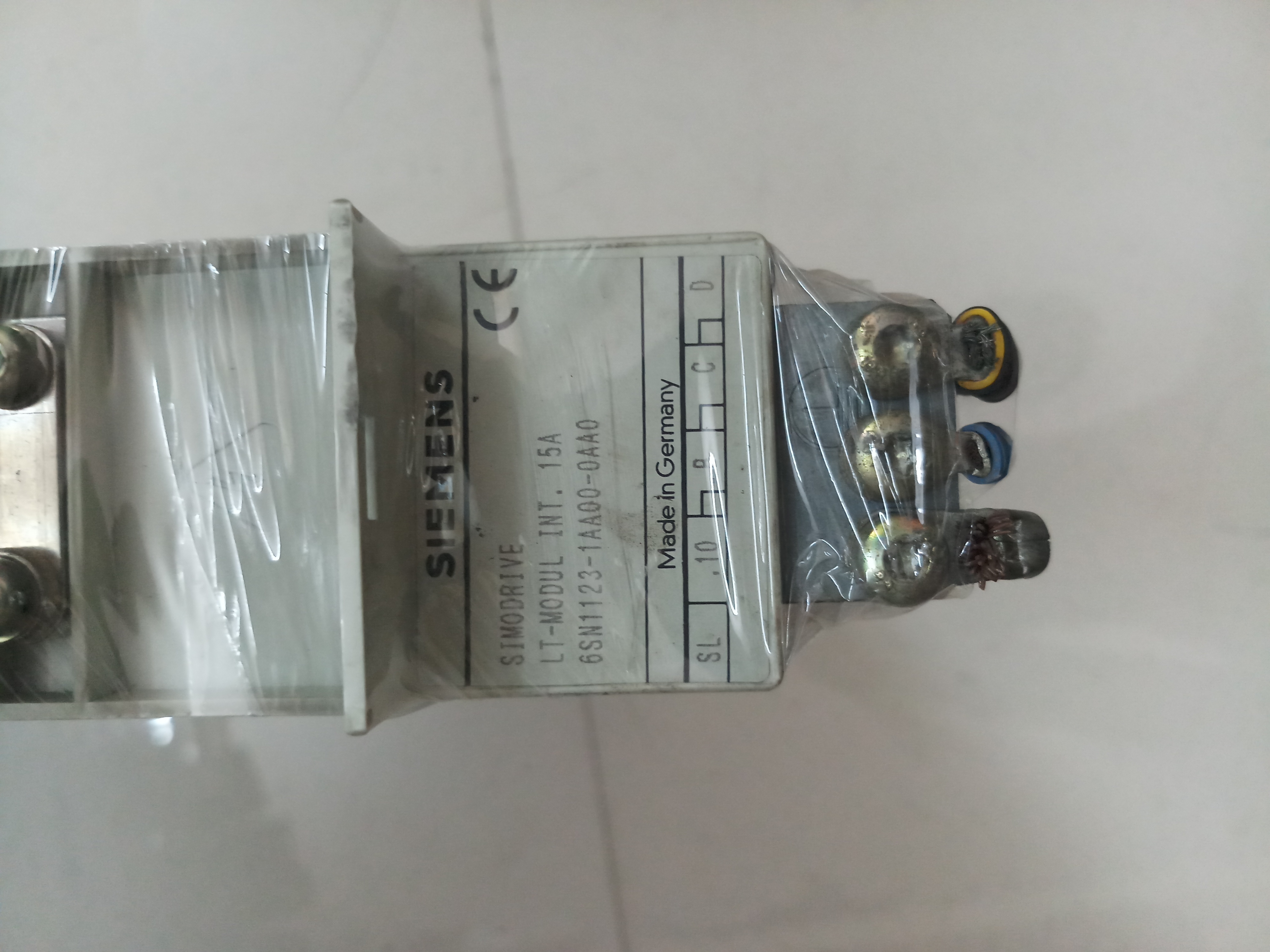 Siemens Simodrive Lt-modul Int.15a 6sn1123-1aa00-0aa0 - Fiber Material, Used Condition | 15a Current Rating, Reliable Performance