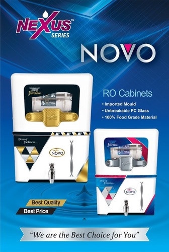 NEXUS NOVO CABINET - Plastic Water Purifier | Compact 3 Kilograms, Multi-Stage Filtration, Essential Minerals Added, Contamination-Free Water