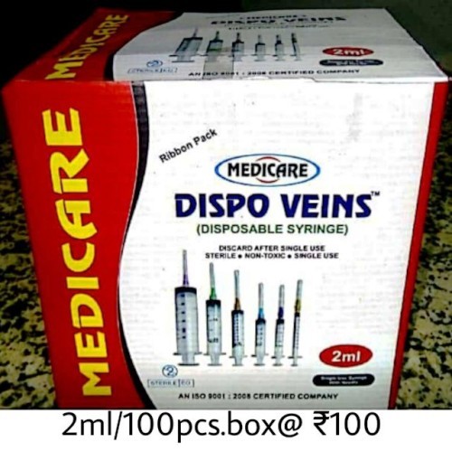 Syringes - Plastic, 3ml, White | Manual Operation, 22G/23G/24G Needle, Non-Toxic, Sterile, Clear Barrel, Disposable for Single Use