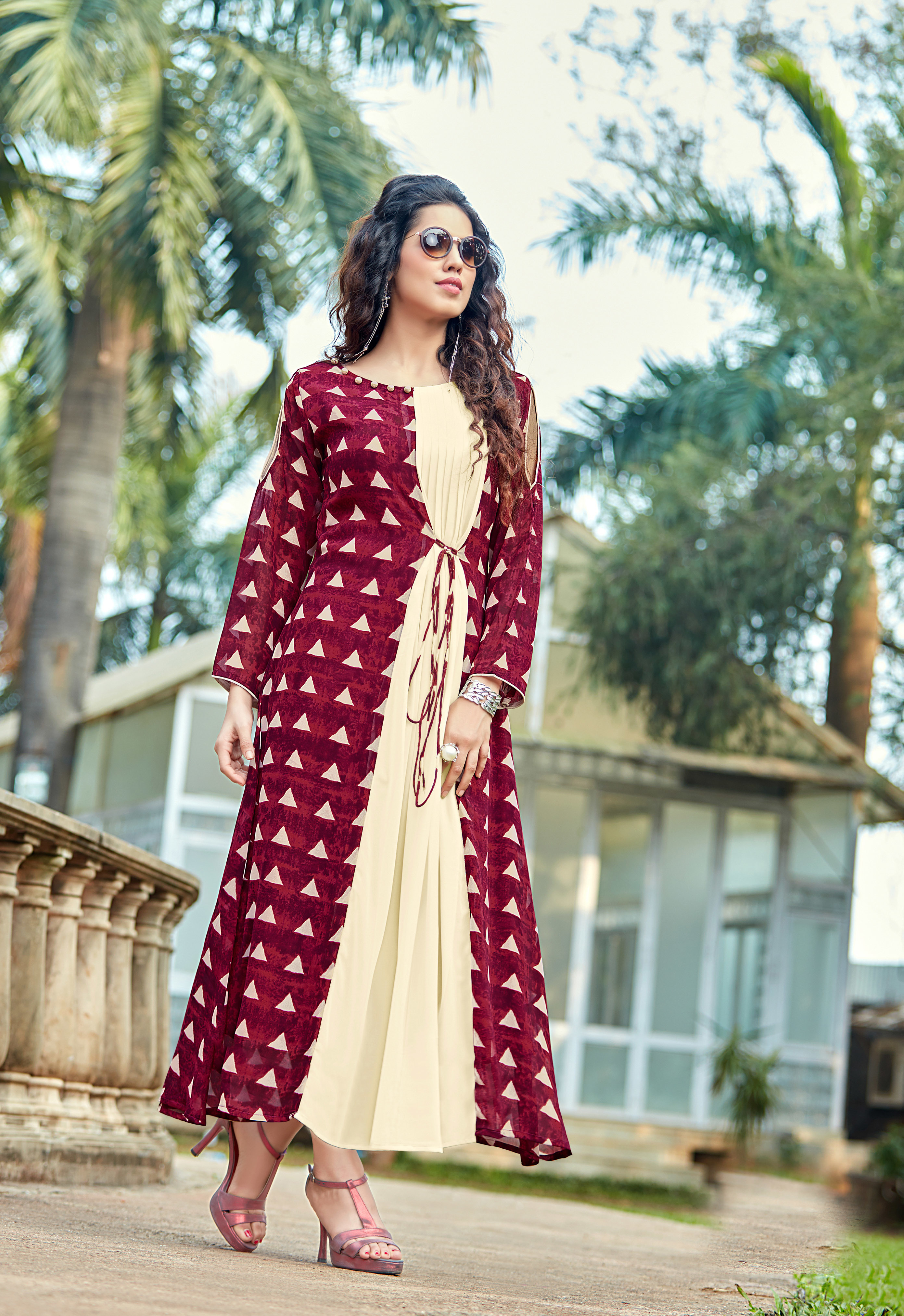 Branded Kurti - Georgette, Sizes L-xxl | Embroidered & Printed Design, Modern Ethnic Wear For All Seasons