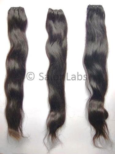 Refer Color Chart Natural Weft Extensions