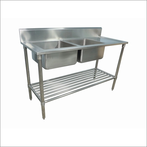 स्टेनलेस स्टील टू बाउल सिंक