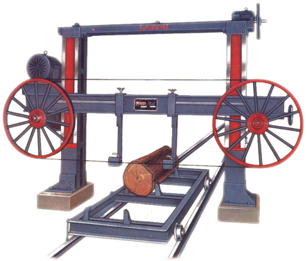Horizontal Band Saw Machine - Aluminum, 220 Volt (v), 4-5 Kilograms (kg) | Manual Control, Log Clamping, Easy to Install, Long-Lasting Durability
