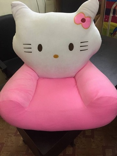 Baby Seat - Synthetic and Microfiber Material, Pink and White Color | Designed for Kids Aged 2-5 Years, Ideal for Home Use