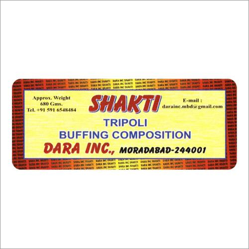 Shakti Tripoli Buffing Composition - Solid State, Plastic Polythene Pack | Superior Quality, High Luster Finish for Aluminum and Stainless Steel