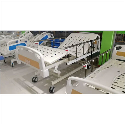 Electric ICU Bed - Heavy Quality, Steel Construction | 150 kg Weight Capacity, 3 Sections, White Color, 1 Year Warranty