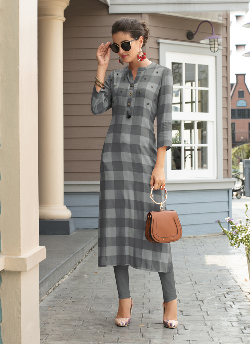 Rayon Kurtis - Color: As Per Image