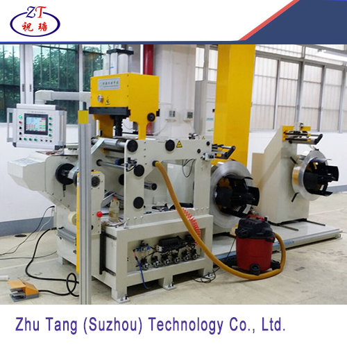 Reactor Foil Winding Machine - 300mm Max Axial Length, 600mm Coil Diameter | Plc Control System, Automatic Cold Welding, Dual Decoilers, 5.5kw Power
