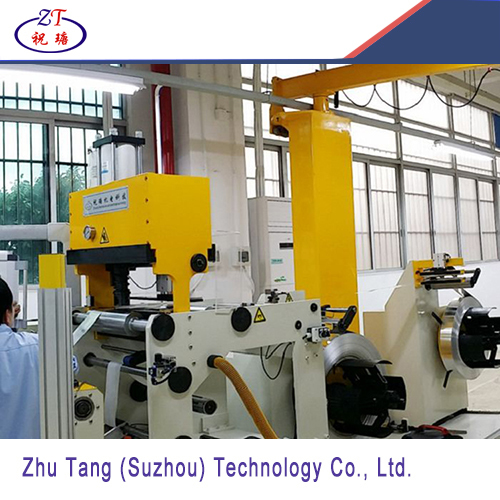 Reactor Foil Winding Machine - 300mm Max Axial Length, 600mm Coil Diameter | Plc Control System, Automatic Cold Welding, Dual Decoilers, 5.5kw Power