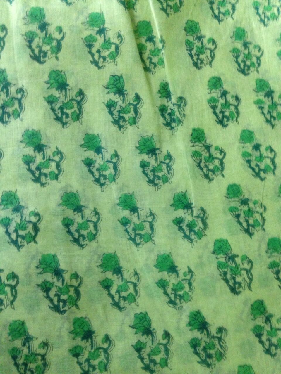 Hand Printed Running Fabric