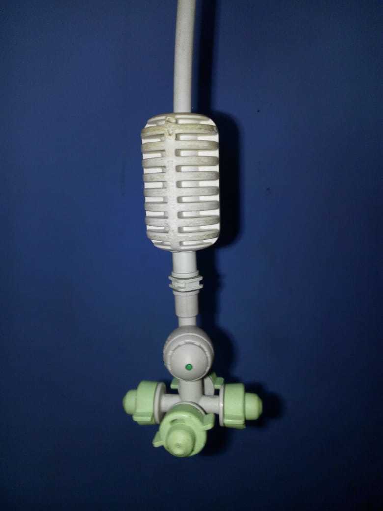 Poultry Fogging System - Plastic, 10-40 Inch | Imported 4 Way Fogger, Non Return Valve, Cyclic Timer, Special Developed Motor