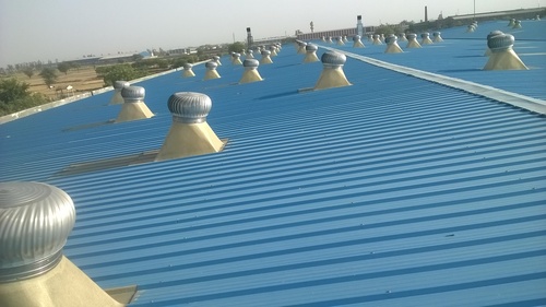 छत की शीट और वेंटिलेटर