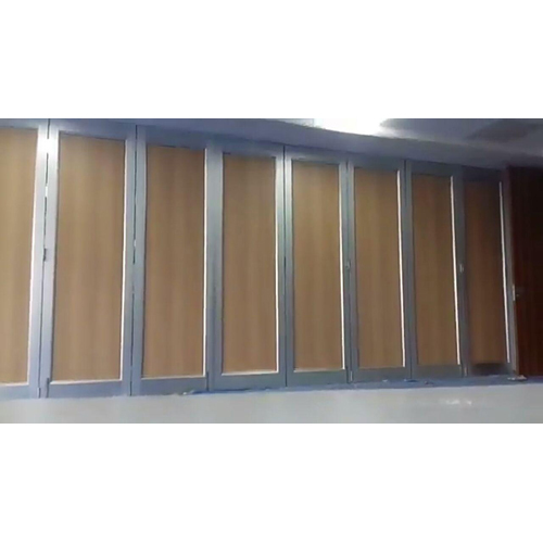 Sliding Folding Partition - Mdf Board 4x20 Feet | Aluminum Alloy Frame, Soundproof Design, Hassle-free Installation