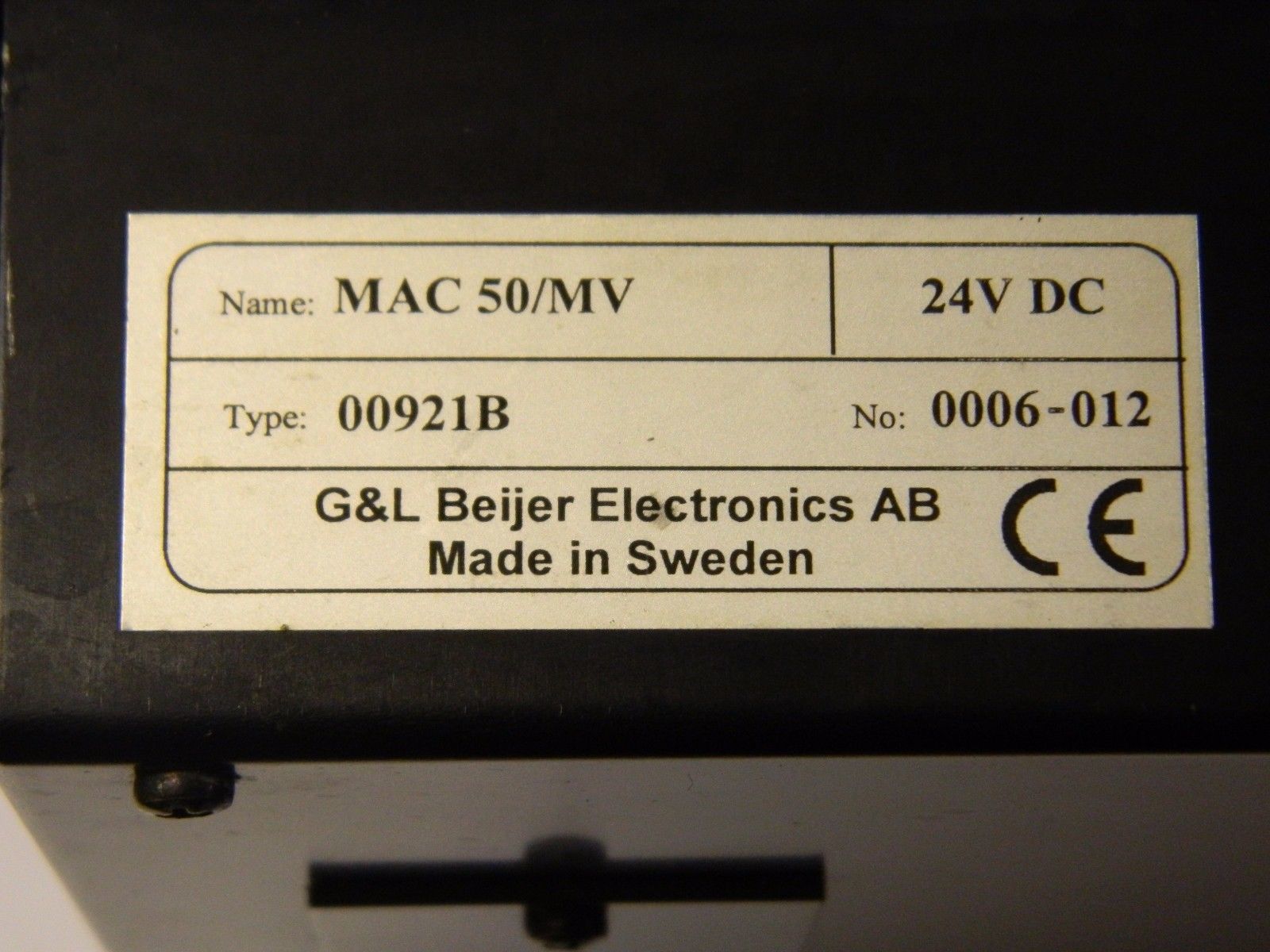 Beijer Mac 50/mv - Material: Fiber