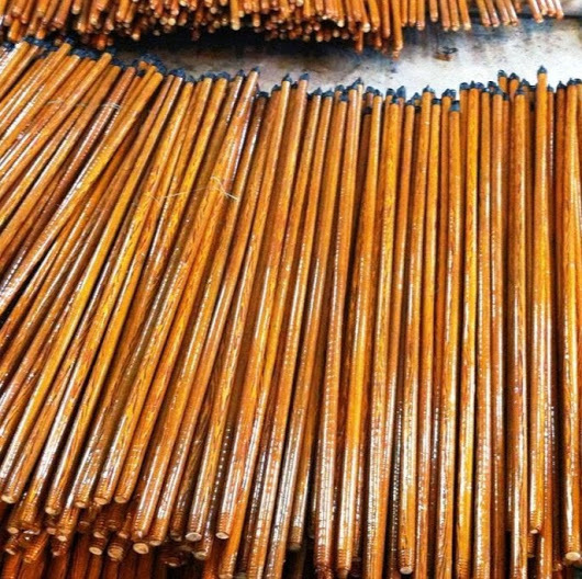 Wooden Broom Stick Core Material: Wood