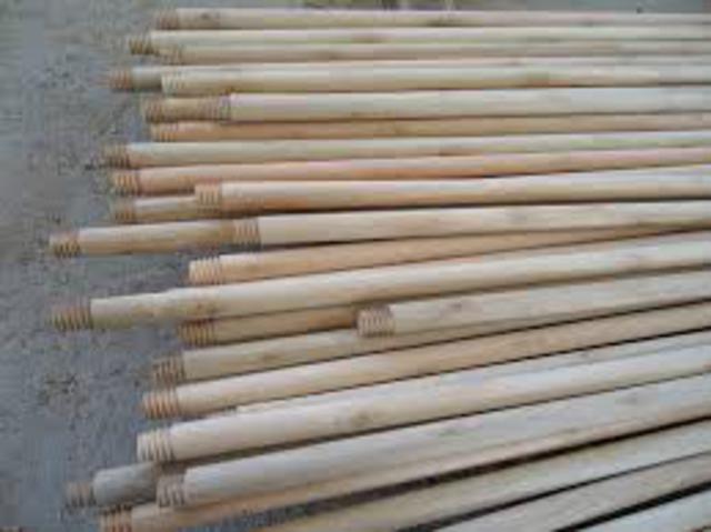 Wooden Broom Stick Core Material: Wood
