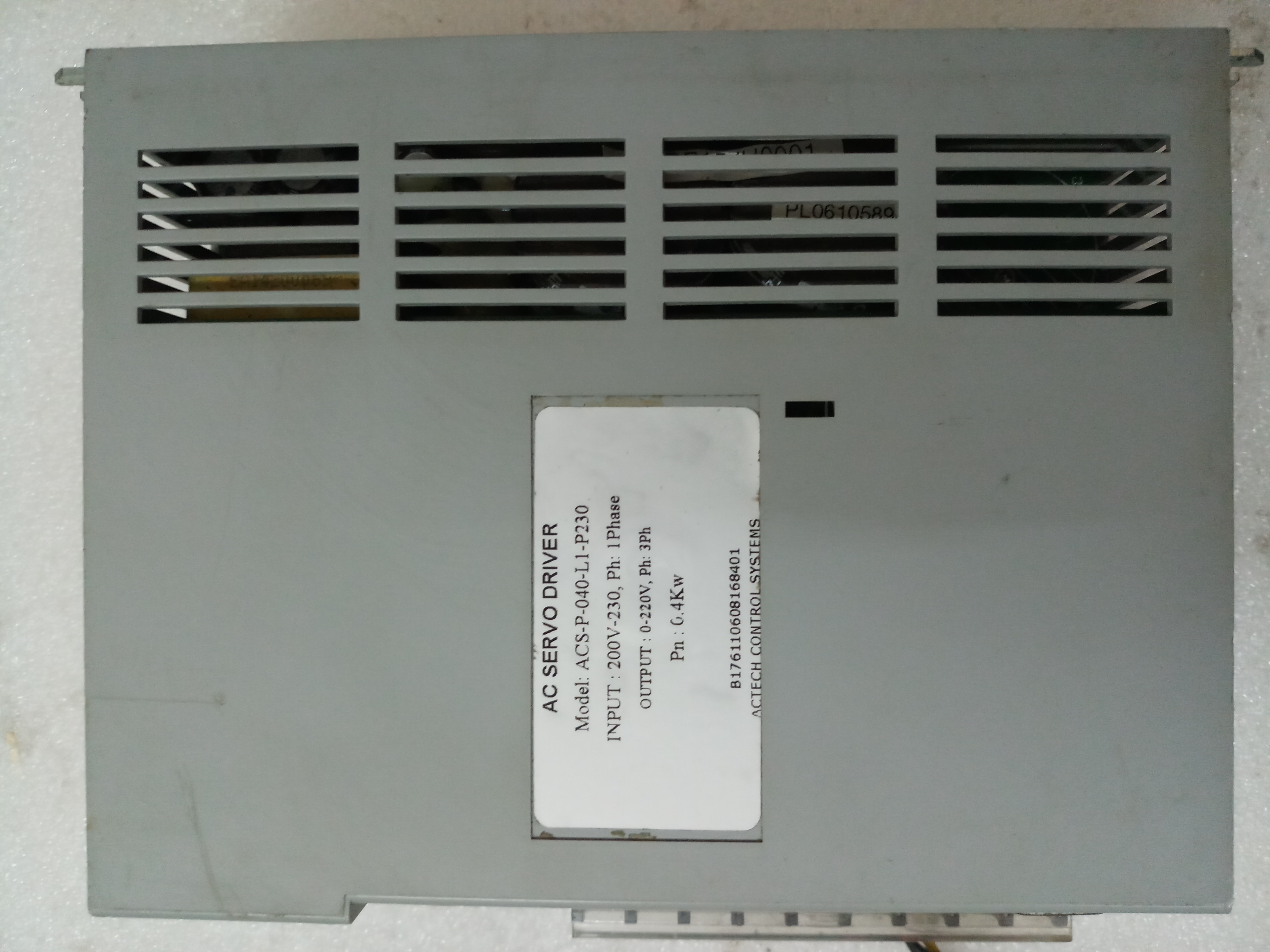 Fiber Ac Servo Driver Acs-p-040-l1-p230