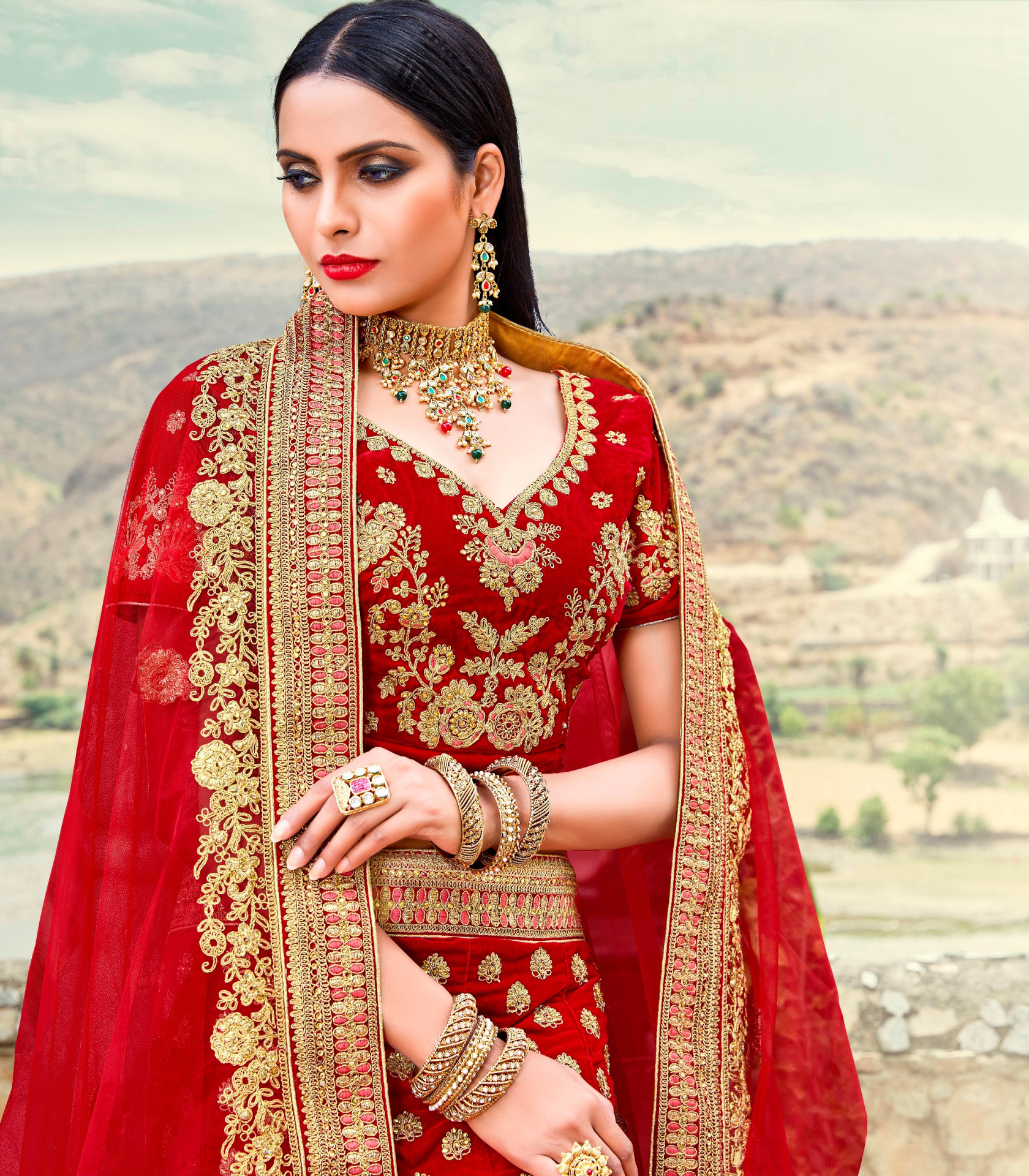 As Per Image Designer Lengha Choli