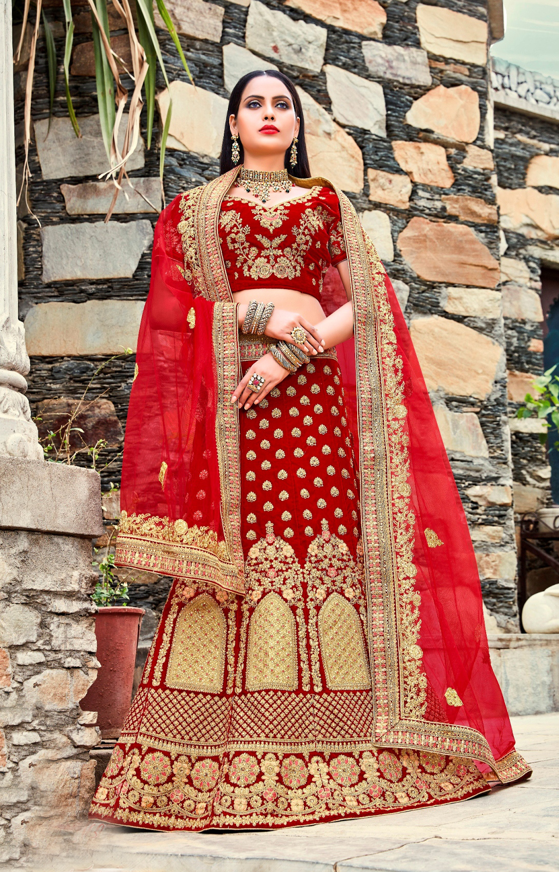 As Per Image Designer Lengha Choli