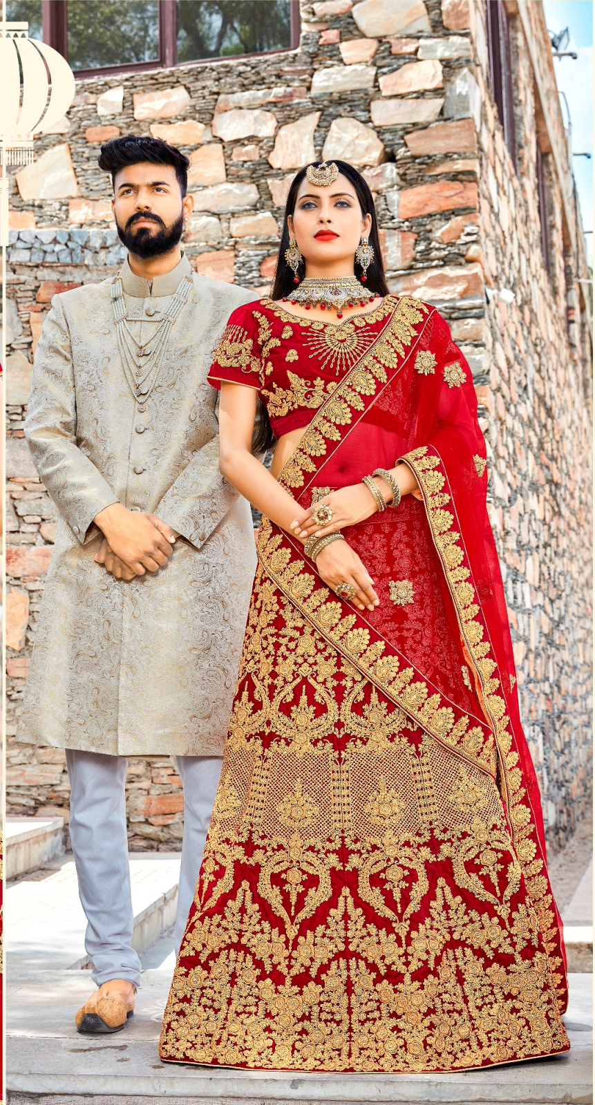Wedding Lehenga - Color: As Per Image