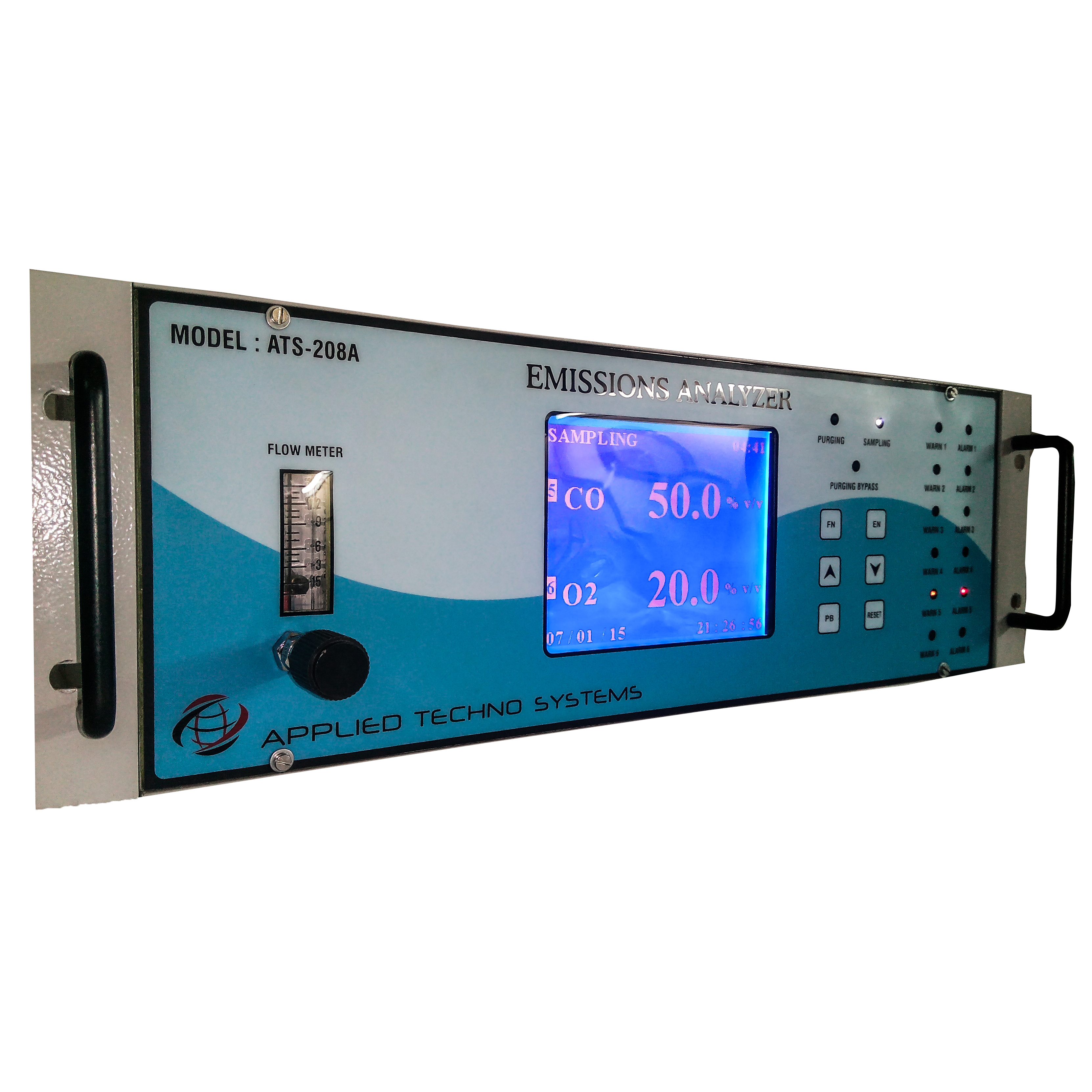 Emissions Monitoring System - Accuracy: +2 %