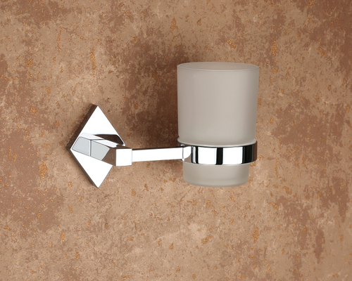 ब्रास ग्लास टंबलर होल्डर (गोल)