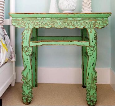 Handmade Antique Carved Bedside