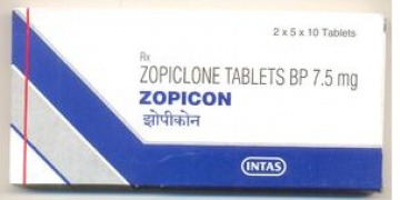 Zopiclone Tablets - 7.5 Mg Dosage | Sedative-hypnotic For Insomnia Relief, 10 Pieces, Store In Cool And Dry Place