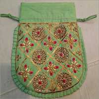 Green Handmade Potli Bags