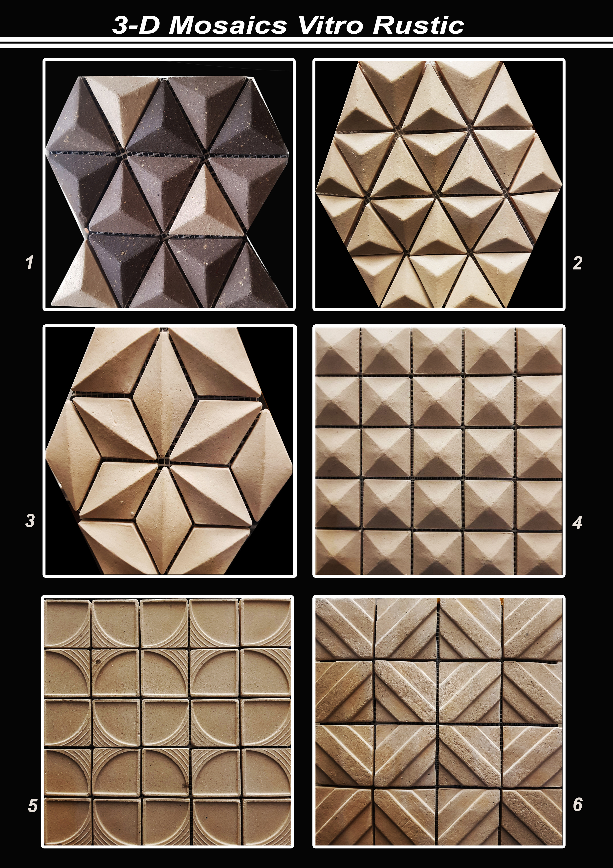 3d Mosaics Vitro Rustic